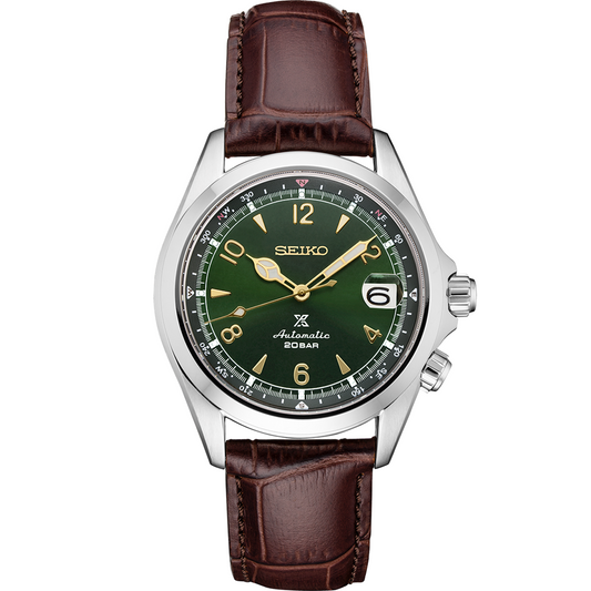 Seiko Prospex Alpinist 39.5 MM Green Dial Automatic Watch - SPB121J1