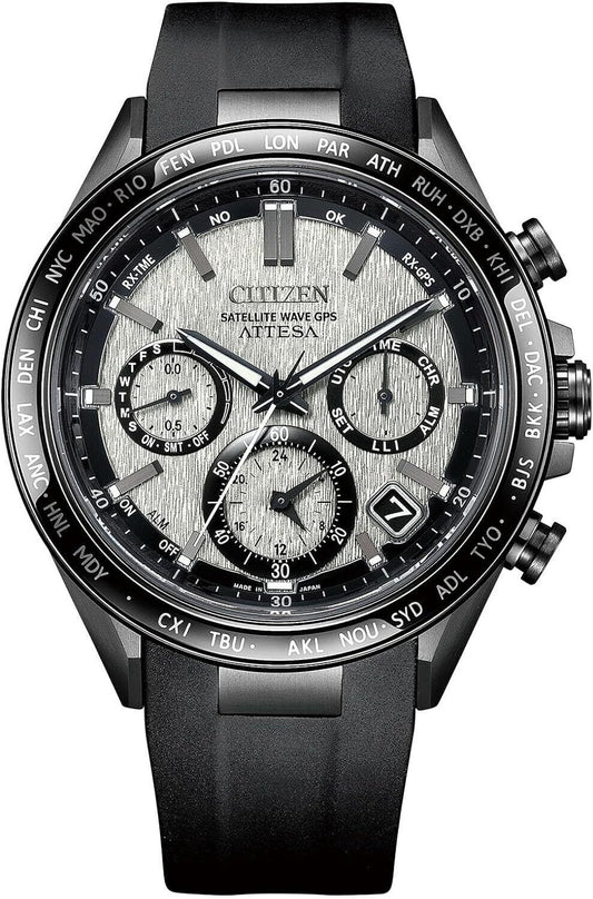 CITIZEN Attesa Satellite Wave GPS Eco-Drive Quartz 44 MM Watch CC4055-14H
