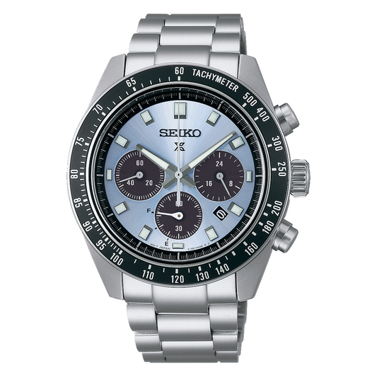 Seiko Prospex Speedtimer Crystal Trophy 41.4 MM Solar SS Watch SSC935P1