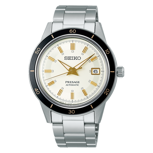 Seiko Presage 60's Style 40.8 MM Stainless Steel Automatic Watch SRPG03J1