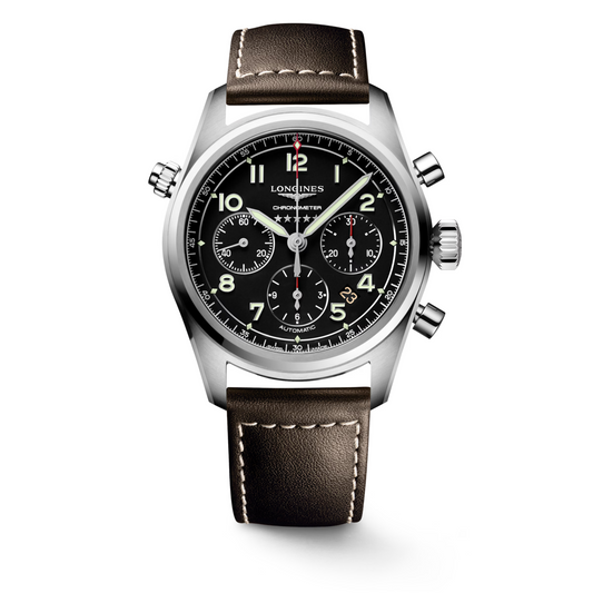 Longines Spirit Automatic Chronograph 42 MM SS Watch L38204530