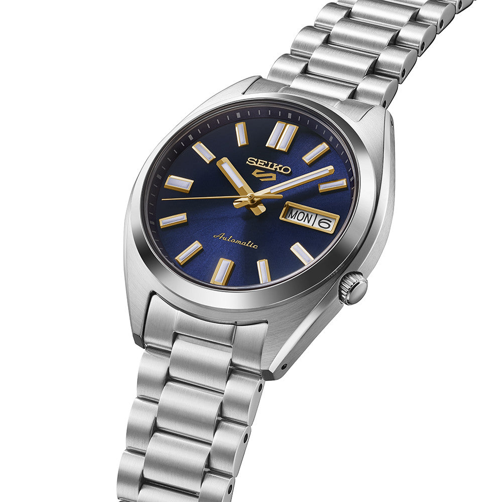 Seiko 5 Sports Series 38 MM SS Dark Blue Dial Automatic Watch SRPL55K1