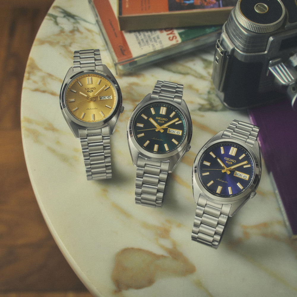 Seiko 5 Sports Series 38 MM SS Yellow Dial Automatic Watch SRPL59K1