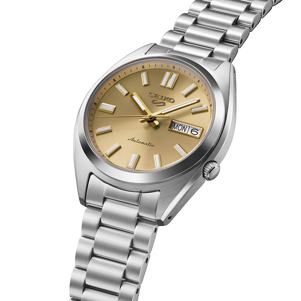 Seiko 5 Sports Series 38 MM SS Yellow Dial Automatic Watch SRPL59K1