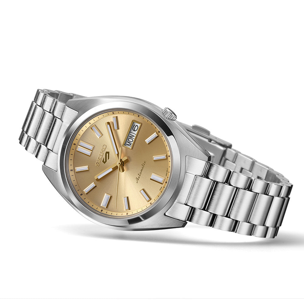 Seiko 5 Sports Series 38 MM SS Yellow Dial Automatic Watch SRPL59K1
