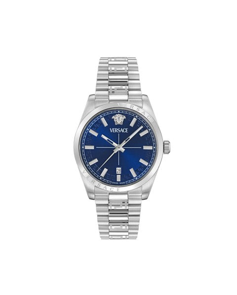 Versace Millenyium Gent 40mm Stainless Steel Blue Dial VE0G00325