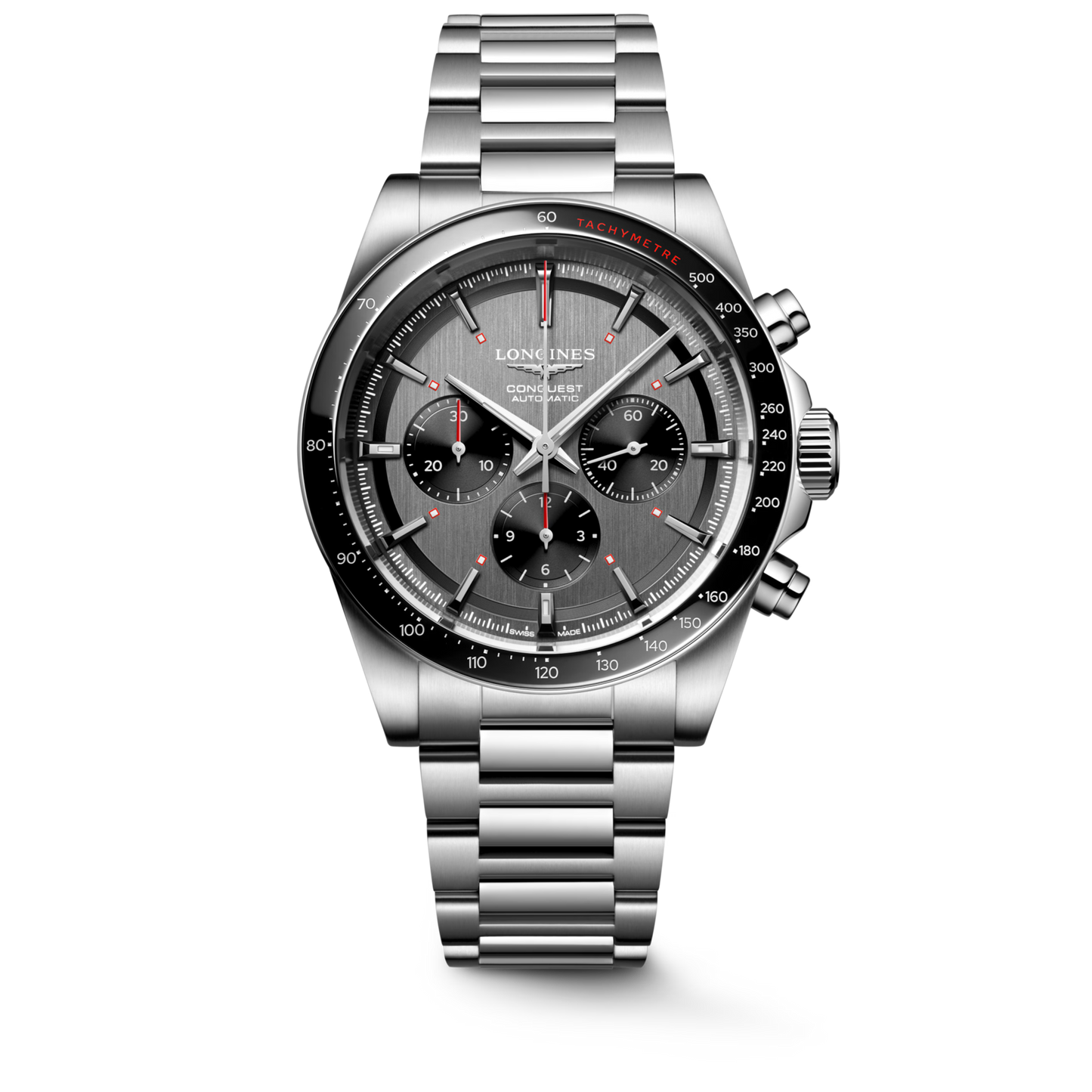 Longines Conquest Chrono SKI Edition 42 MM SS Grey Dial Automatic Watch L38364529