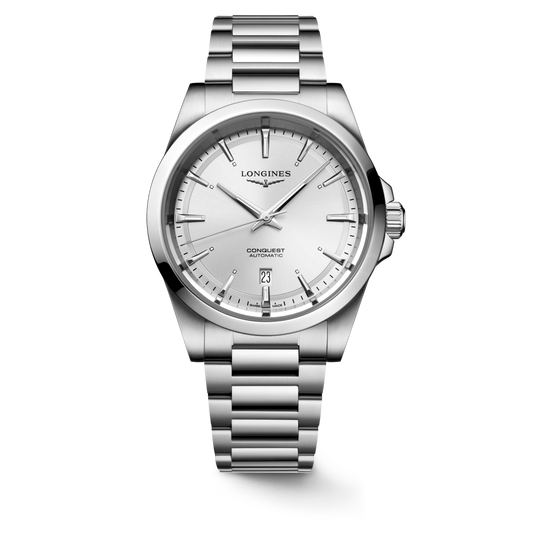 *PRE-ORDER* Longines Conquest 41 MM  Stainless Steel Silver Dial Automatic Watch L38304726