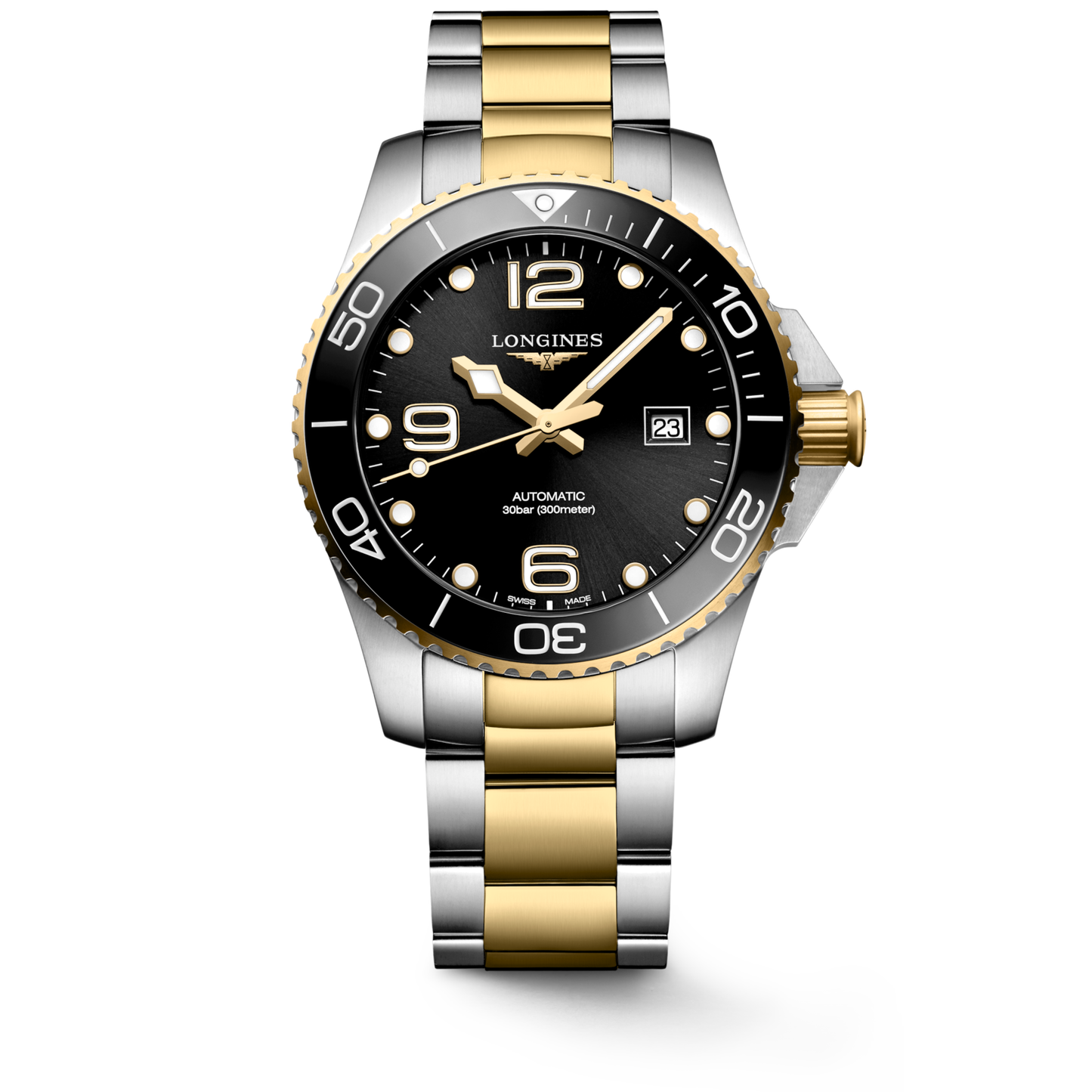 Longines Hydroconquest 43 MM Automatic Stainless Steel Black Dial Watch L37823567