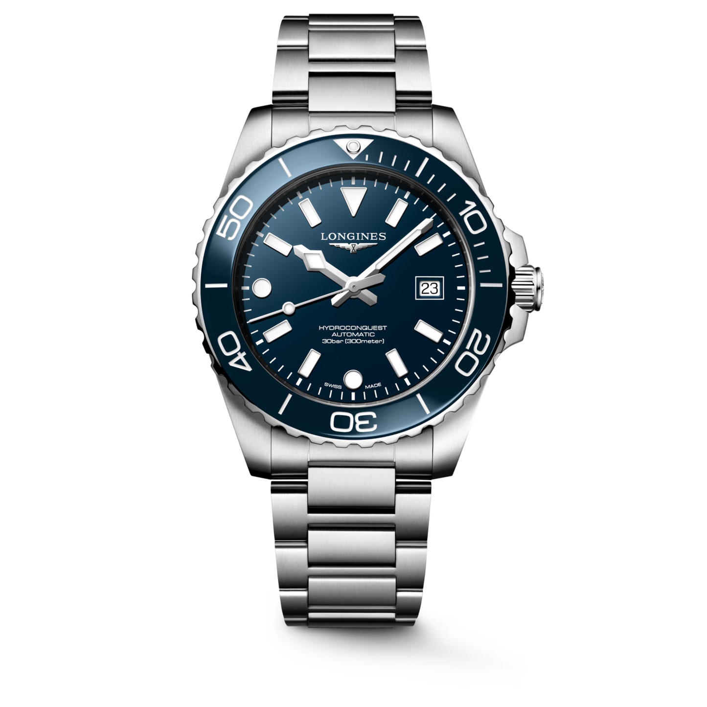 Longines Hydroconquest 42 MM Automatic SS Blue Lacquered Dial Watch L37884966