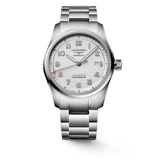 Longines Spirit Automatic 42 MM Full Stainless Grey Dial Watch L38114736