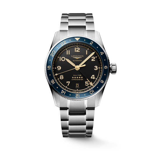 【新品 70%OFF】定価￥246,400-. LONGINES 12Pダイヤ Longines Admiral Chronograph Men's Watch L3.666.4.76.6 | WatchMaxx