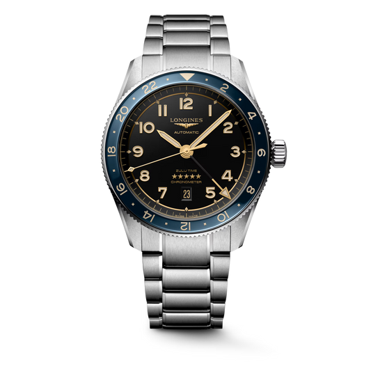 Longines Spirit Zulu Time Auto Chronometer 42 MM Anthracite Dial Watch L38124606