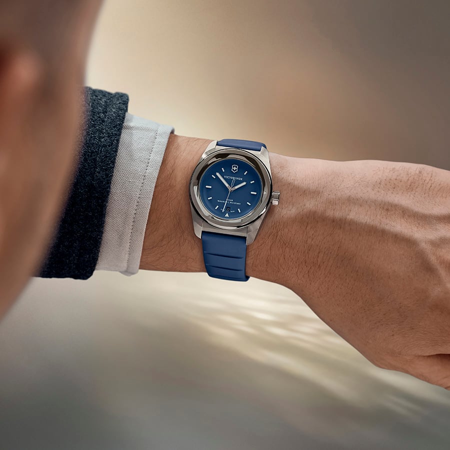 Victorinox Concept One Solar 39 MM Stainless Steel Blue Dial Watch 242053