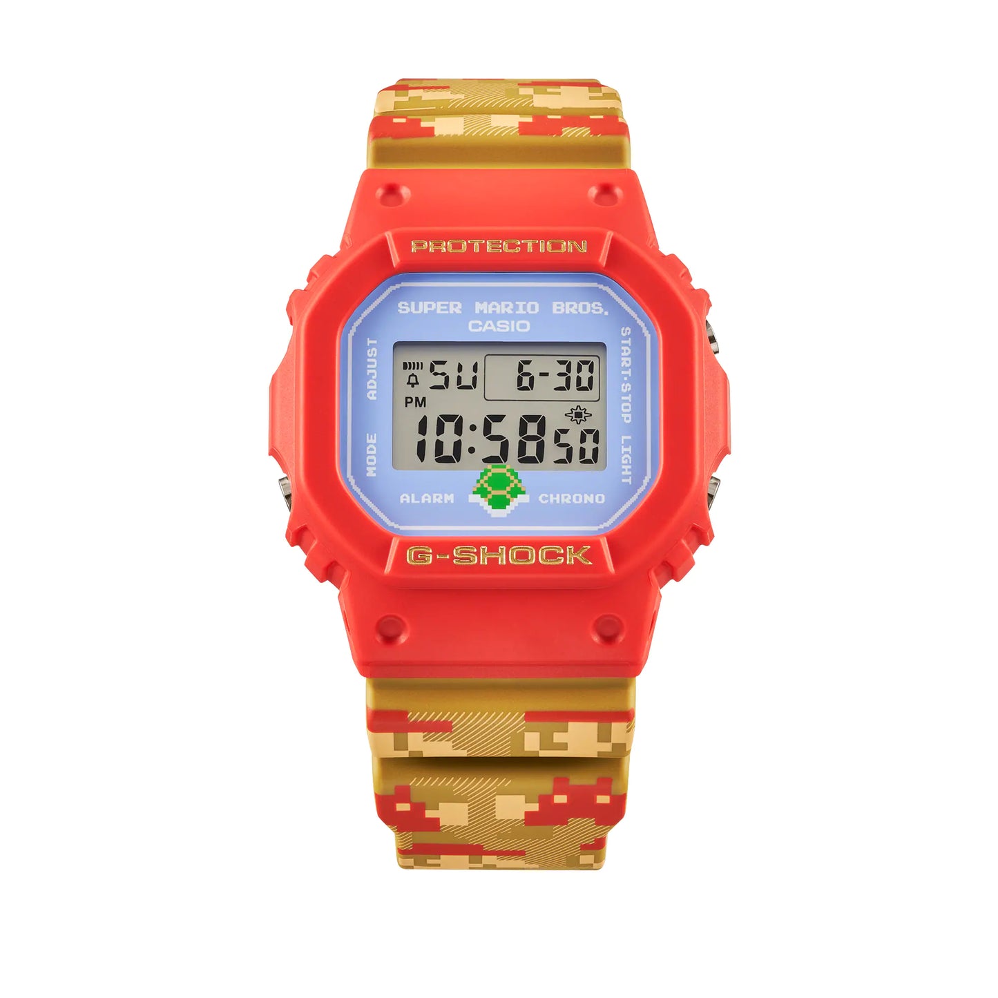 Casio G-Shock Nintendo Super Mario Limited Edition Resin Watch - DW-5600SMB-4