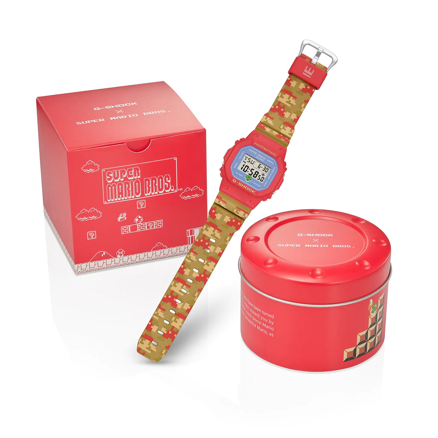 Casio G-Shock Nintendo Super Mario Limited Edition Resin Watch - DW-5600SMB-4