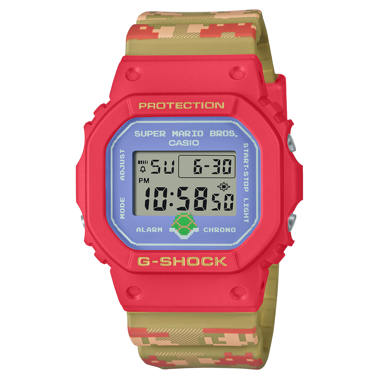 Casio G-Shock Nintendo Super Mario Limited Edition Resin Watch - DW-5600SMB-4