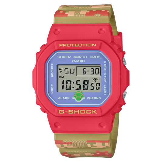 Casio G-Shock Nintendo Super Mario Limited Edition Resin Watch - DW-5600SMB-4