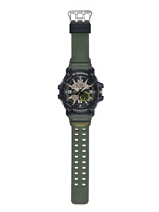 Casio G-Shock Master of G Twin Sensor Green Resin Watch GG-1000-1A3