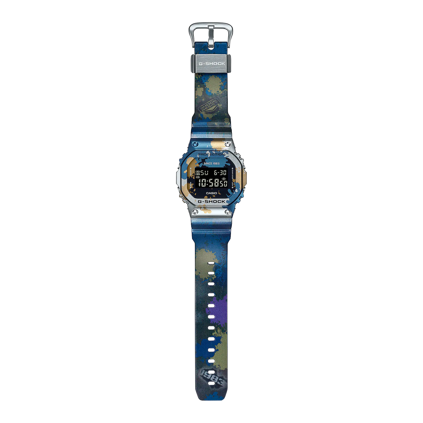 Casio G-Shock Street Spirit Limited Edition Grafiti Camo Watch GM-5600SS-1