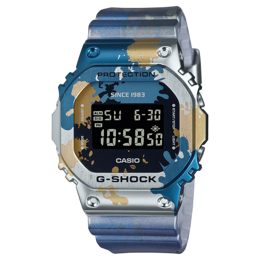 Casio G-Shock Street Spirit Limited Edition Grafiti Camo Watch GM-5600SS-1