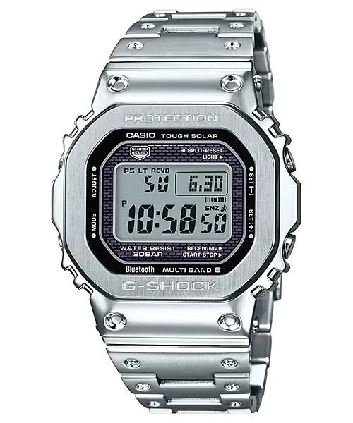 Casio G-Shock Full Metal Tough Solar Bluetooth Full SS Watch - GMW-B5000D-1