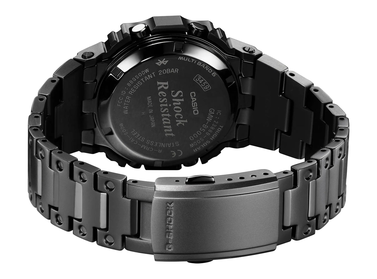 Casio G-Shock Full Metal Black IP Stainless Steel Digital Watch GMW-B5000MB-1