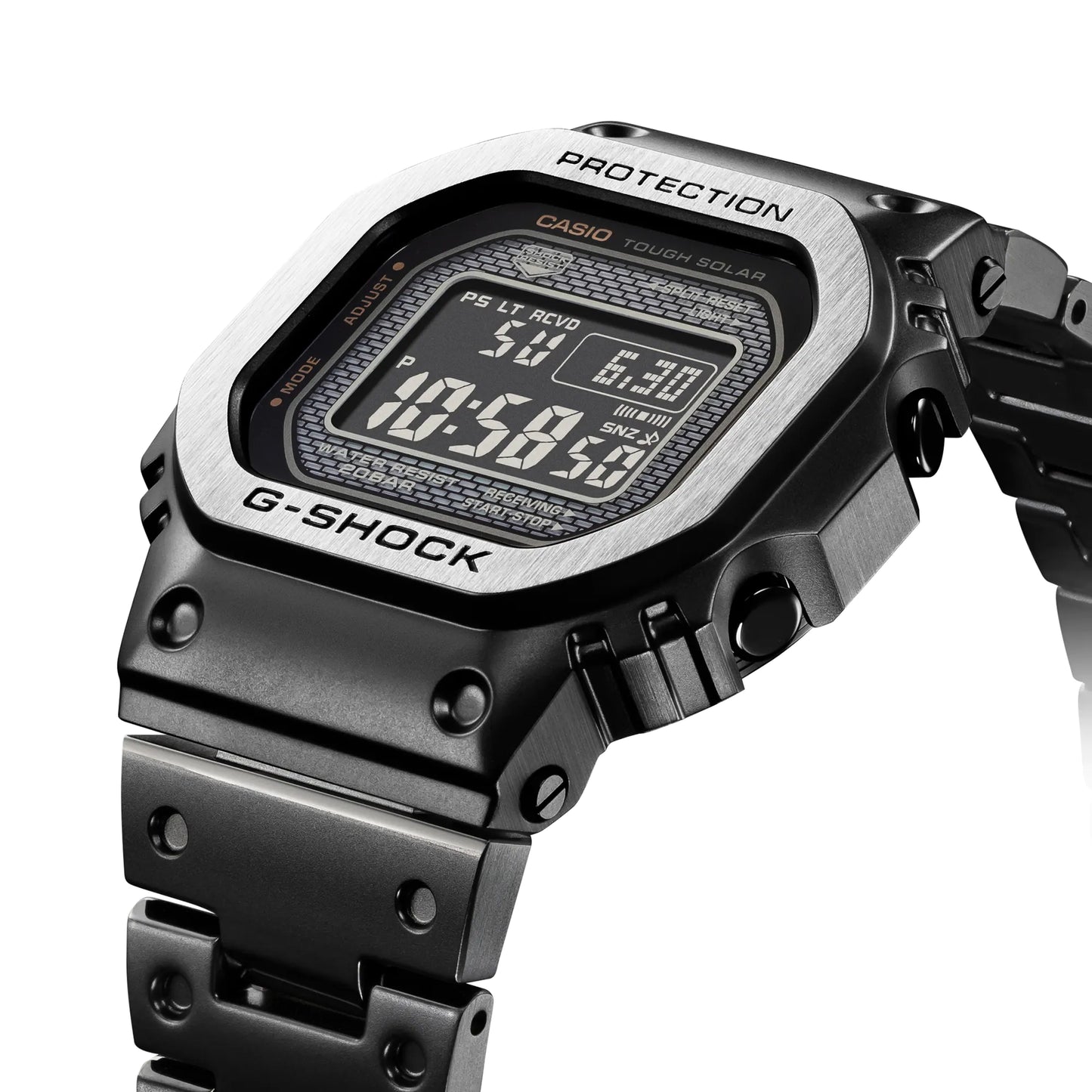 Casio G-Shock Full Metal Black IP Stainless Steel Digital Watch GMW-B5000MB-1