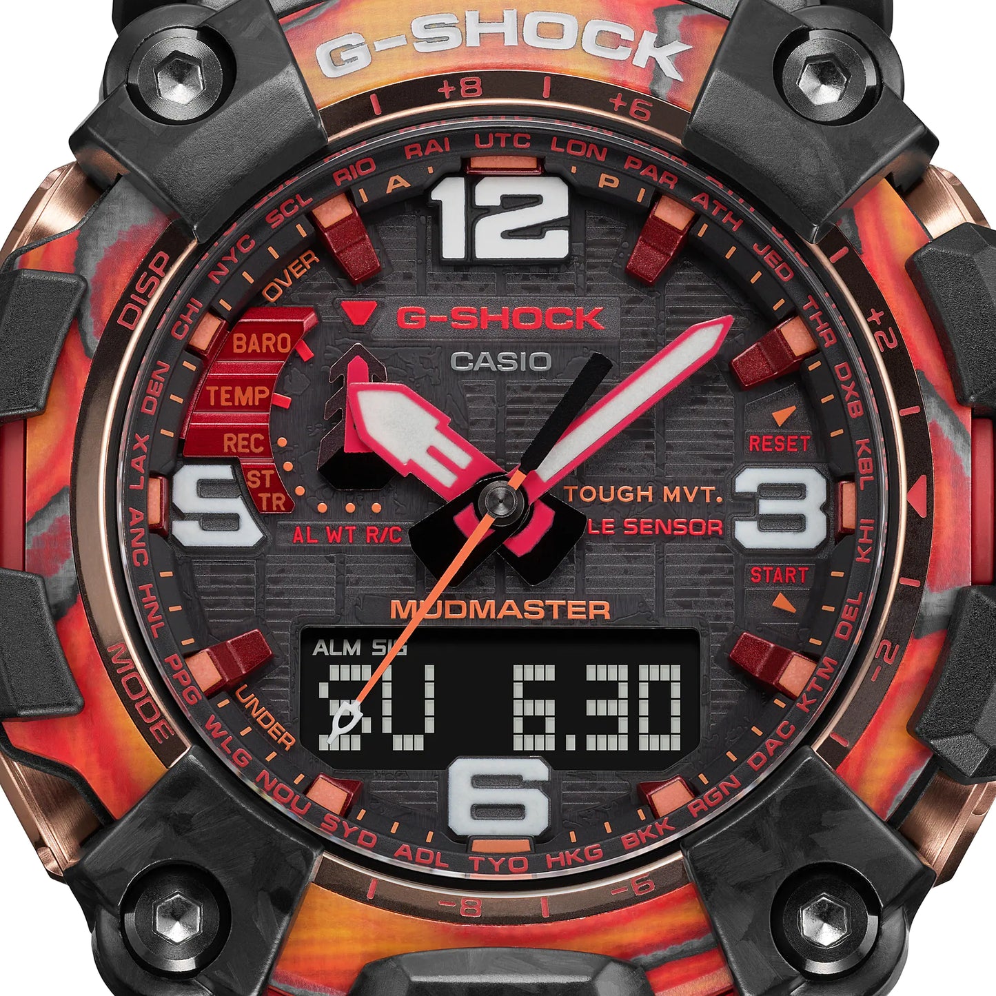 Casio G-Shock 40th Anniversary Flare Red Limited Watch - GWG-2040FR-1