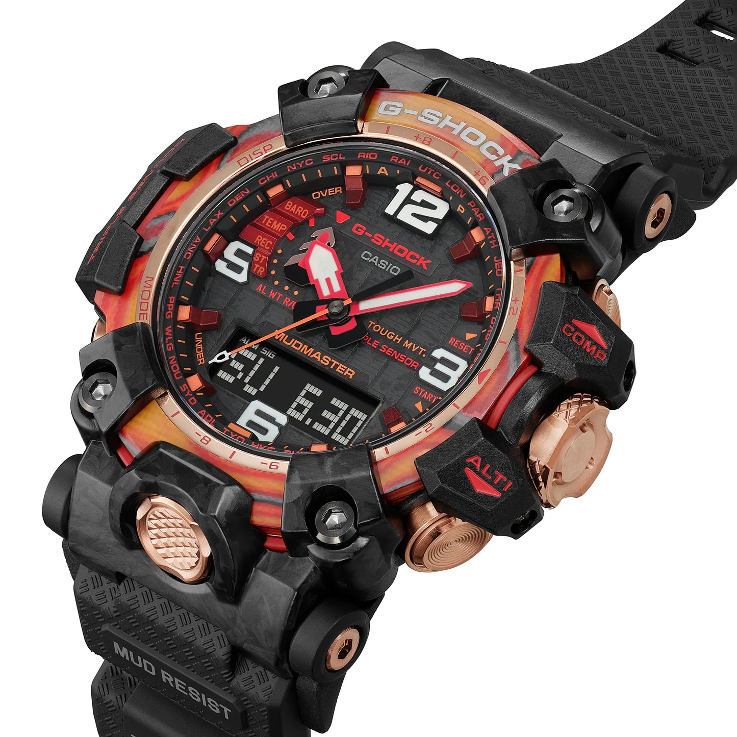 Casio G-Shock 40th Anniversary Flare Red Limited Watch - GWG-2040FR-1