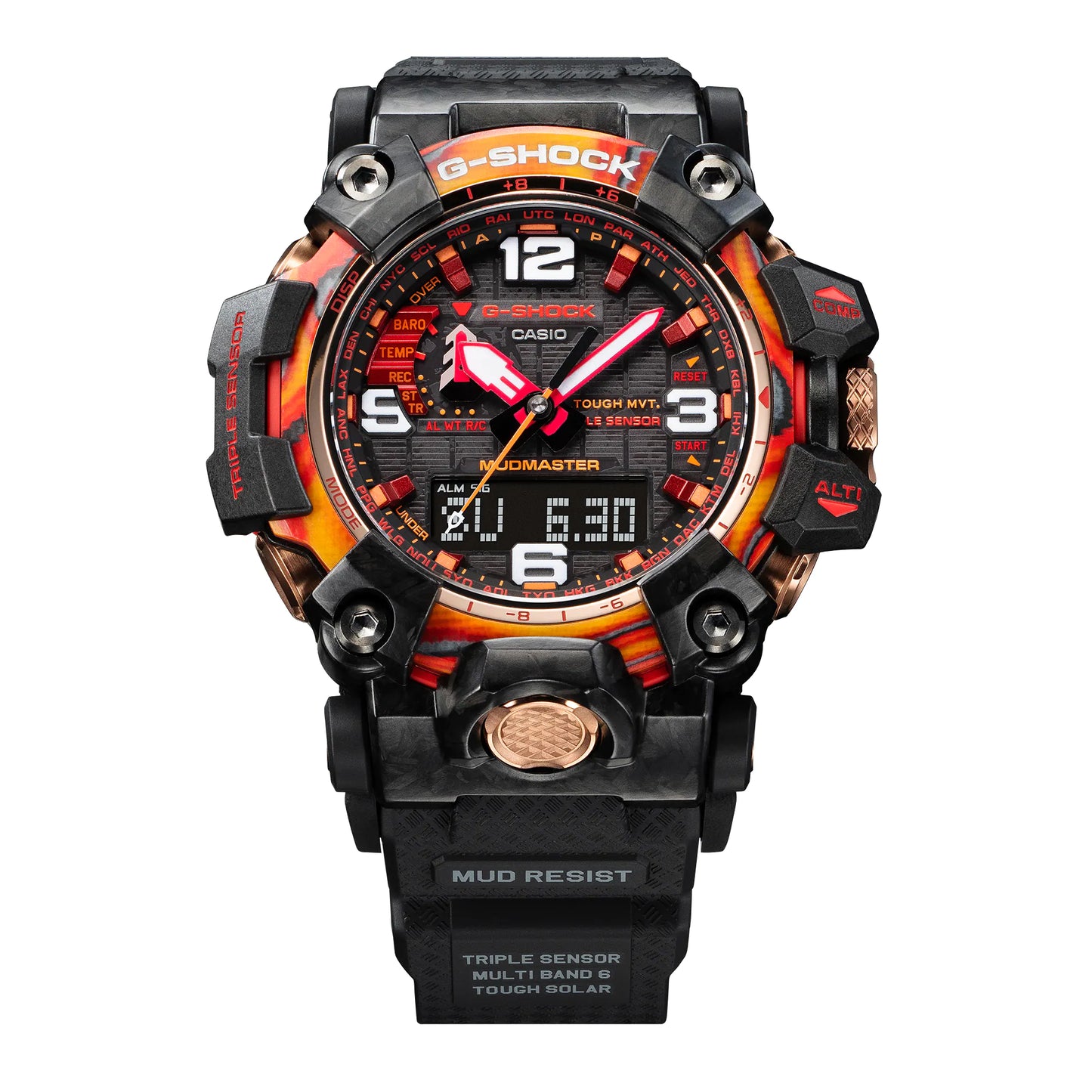 Casio G-Shock 40th Anniversary Flare Red Limited Watch - GWG-2040FR-1