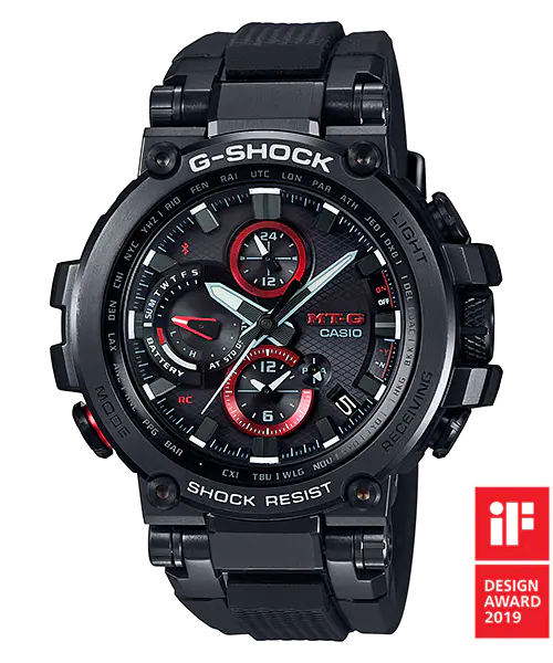 Casio G-Shock MTG Tough Solar Radio Controlled Bluetooth Watch - MTG-B1000B-1