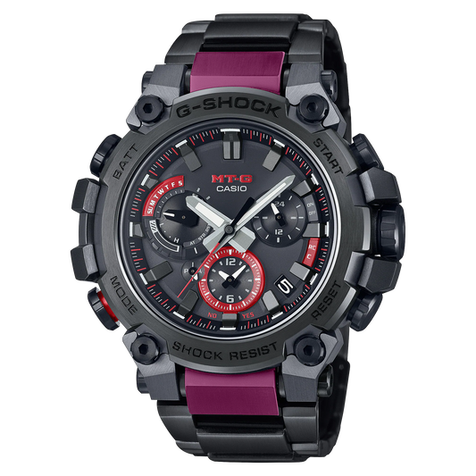 Casio G-Shock MTG Dual Core Guard Full SS and Resin Solar Watch - MTG-B3000BD-1