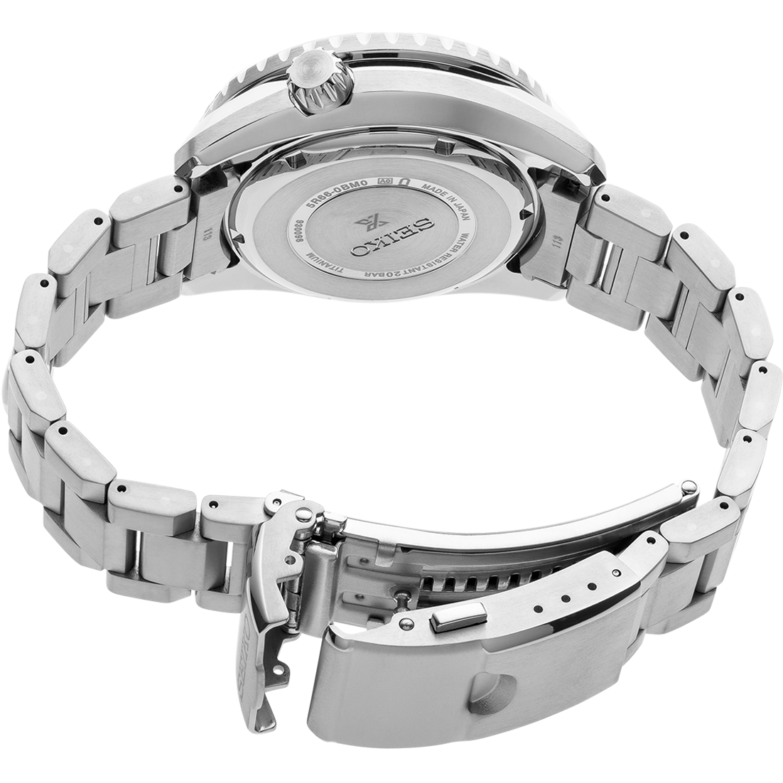 Seiko Prospex Full Titanium 44.8 MM Spring Drive GMT Watch - SNR025J1