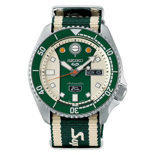 Seiko 5 Sports SKX Sense Style Honda Super Cub Limited Edition Watch SRPJ49K1