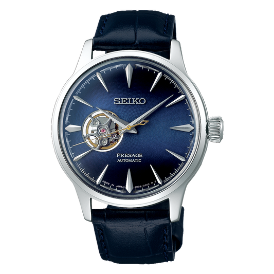 Seiko Presage Cocktail 40.5 MM Automatic SS Blue Dial Watch SSA405J1