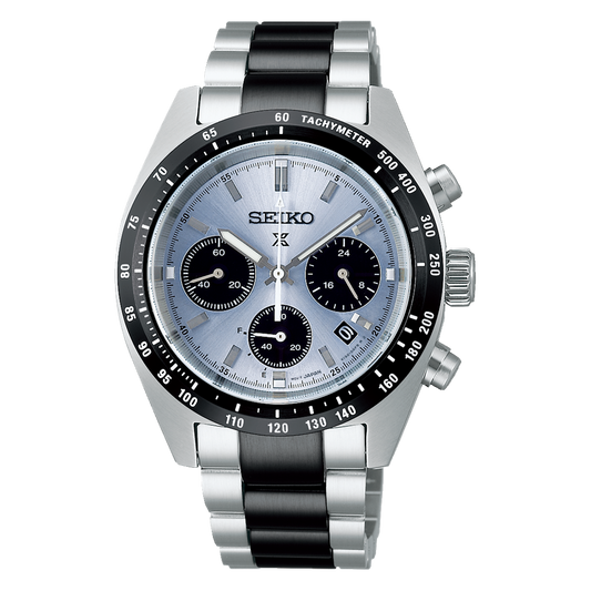 Seiko Prospex Speedtimer Solar Chronograph Limited Edition 39 MM Watch SSC909P1