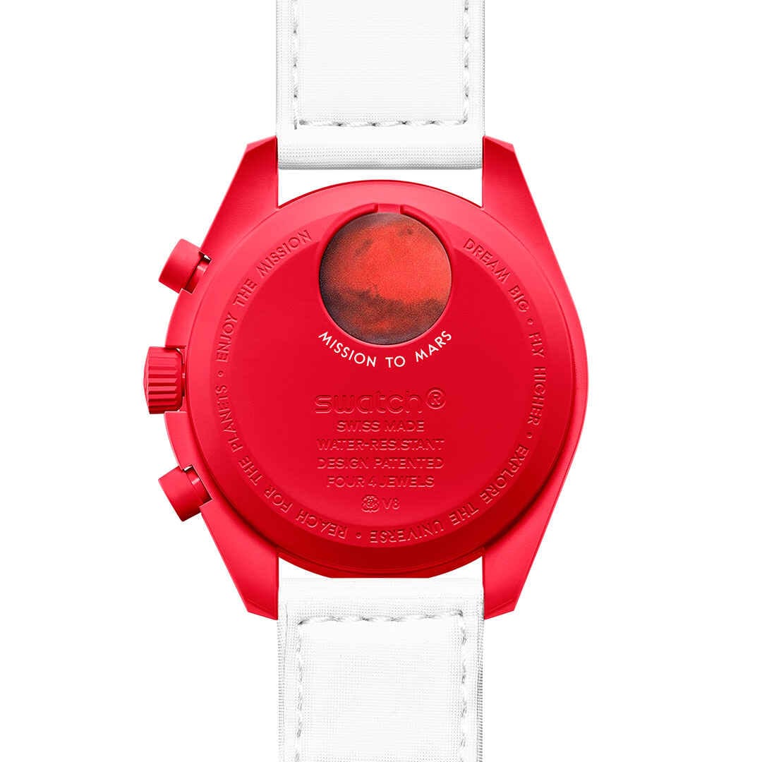 MoonSwatch Mission To Mars Swatch x Omega SO33R100