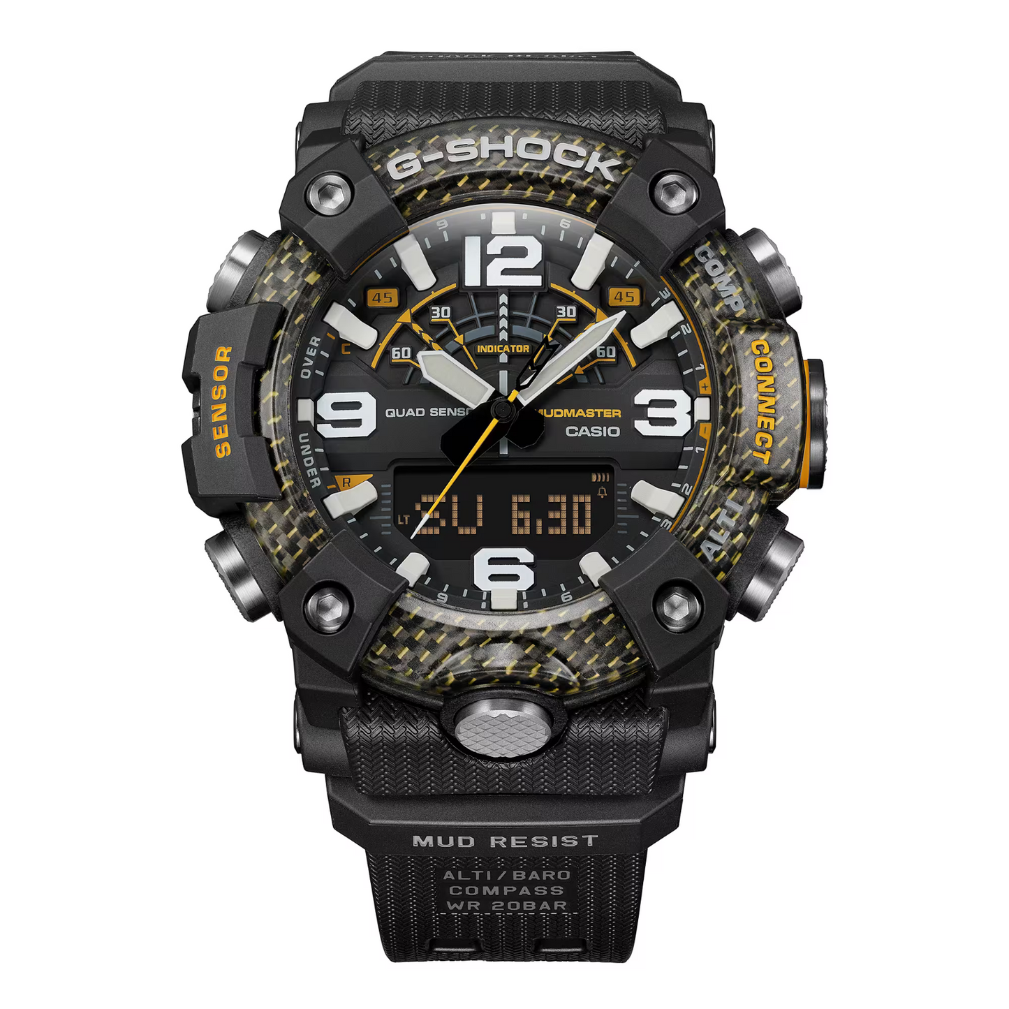 Casio G-Shock Master Of G Land Mudmaster Resin Bluetooth Watch GG-B100Y-1