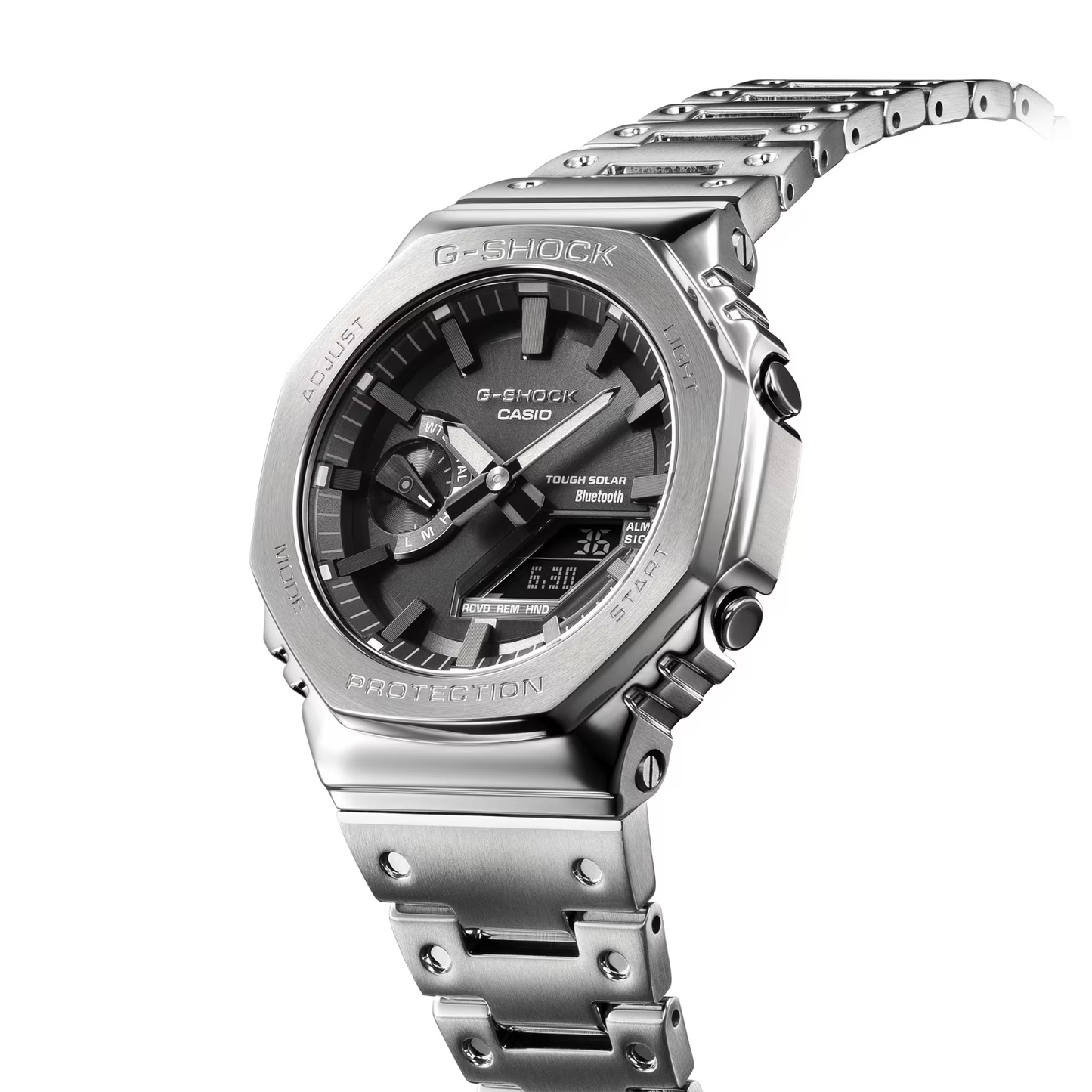 Casio G-Shock Full Metal Bluetooth Solar Stainless Steel Watch GM-B2100D-1