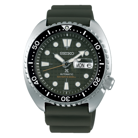 Seiko Prospex King Turtle Army Green 45mm Automatic Watch - SRPE05K1