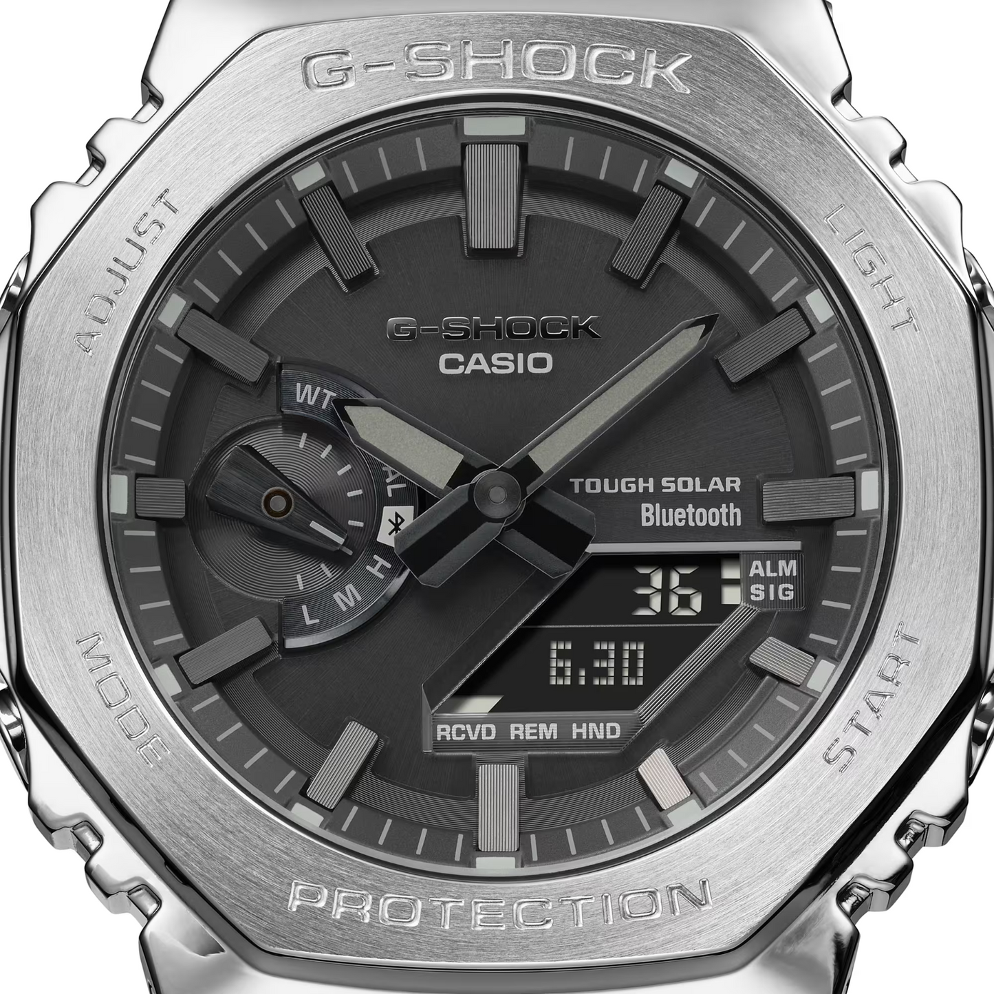 Casio G-Shock Full Metal Bluetooth Solar Stainless Steel Watch GM-B2100D-1
