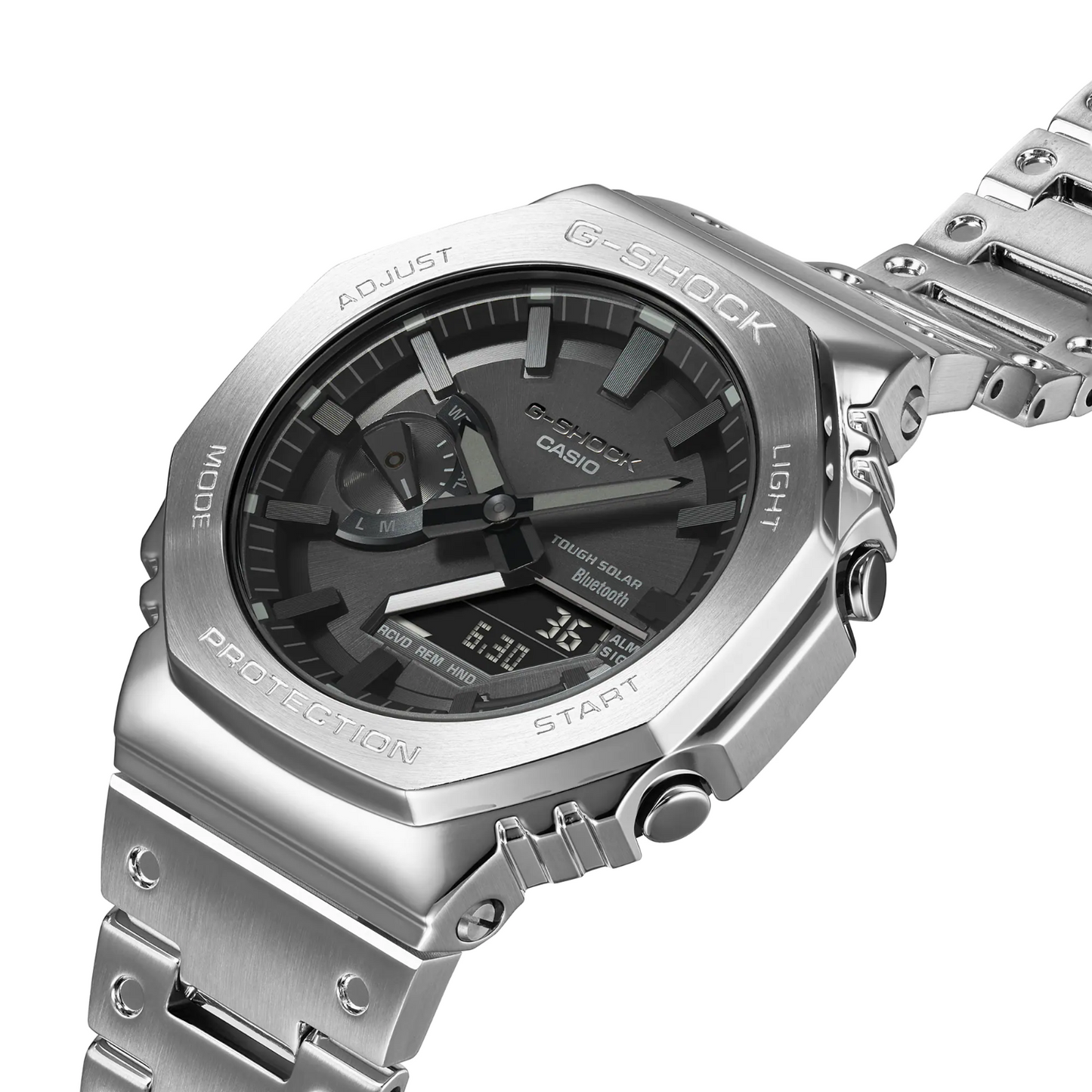 Casio G-Shock Full Metal Bluetooth Solar Stainless Steel Watch GM-B2100D-1