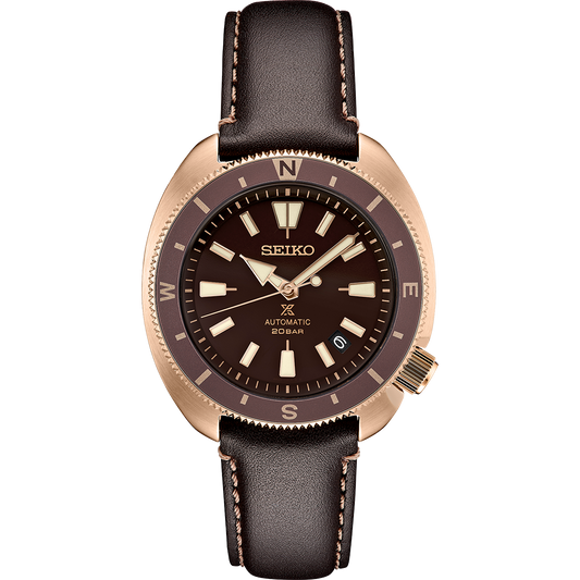 Seiko Prospex Land Tortoise 42.4 MM SS Automatic Rose Gold Watch - SRPG18J1