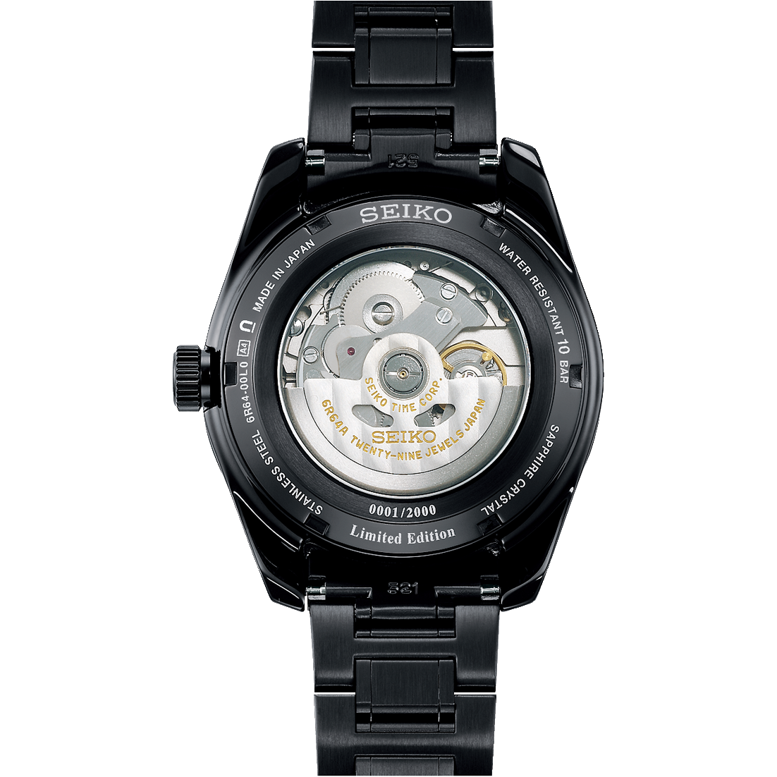 Seiko Presage Sharp Edged Series LE 42.4 MM Automatic GMT Watch SPB361J1