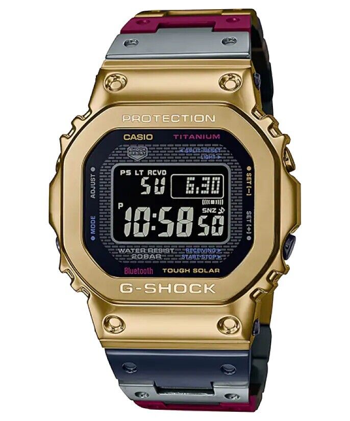 Casio G-Shock Titanium TranTixxii Tough Solar Bluetooth Watch - GMW-B5000TR-9