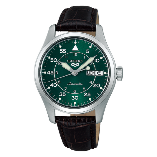 Seiko 5 Sports Field Sports Style Automatic 36.4 MM Green Dial Watch - SRPJ89K1