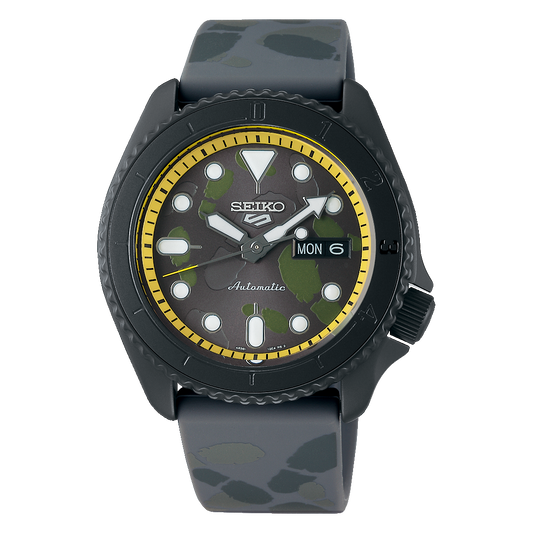 Seiko 5 Sports One Piece Vinsmoke Sanji Automatic Limited Edition Watch SRPH69K1