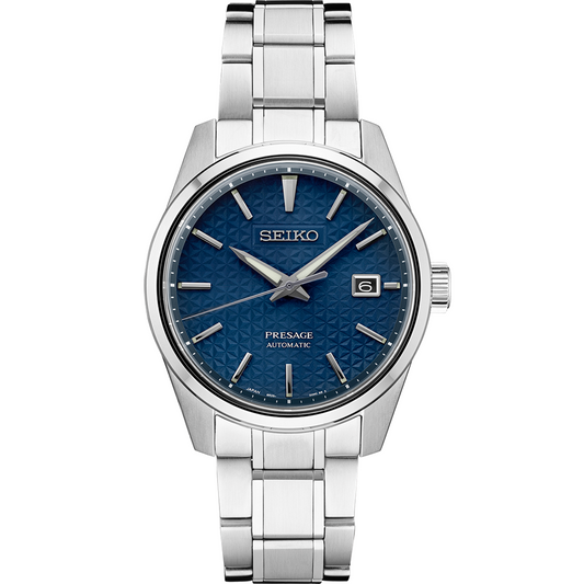 Seiko Presage Sharp Edged Blue Dial 39.3 MM Automatic Watch SPB167J1