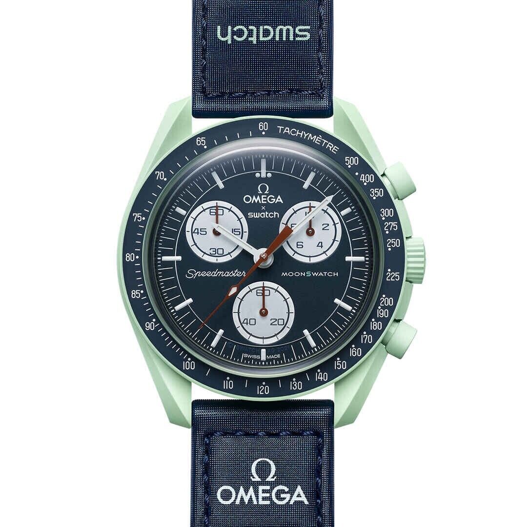 Omega x Swatch Bioceramic Moonswatch Mission To Earth SO33G100